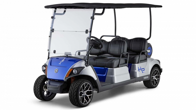 Представлен Yamaha Drive H2 — первый в мире гольф-кар с двигателем внутреннего сгорания на водороде
